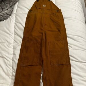 Brown Carhartt Overalls with Pocket Detail Size 3T